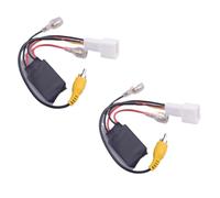 Car Reverse Camera Retention Wiring Harness Plug Adapter Connector 4 Pin Compatible With