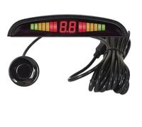 Car Reverse Sensor Car compatible with Parktronic Parking Sensor With 4 Sensors Reverse Backup Car Parking Radar Monitor Detector System Backlight Display Parking Sensor Connector(Black)(Black)