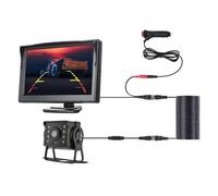 Car Reversing Camera For Truck HD Screen Night Vision Waterproof Paking Bus Security Universal Backup Car Rear View Camera With 5 Inch Monitor(500H-CL-MBUS-10M)