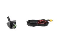 Car Reversing Camera Night Vision Fisheye Golden Lens HD Universal Reverse 12V IP68 Waterproof AHD 1920x1080P CVBS Vehicle 170° Car Rear View Camera Reversing Camera Monitor(D-AHD 720P-Black)
