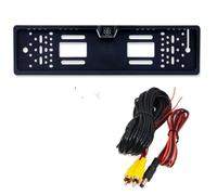 Car Reversing Cameras 2021 Arrival European Car License Plate Frame Auto Reverse Backup Rear View Camera 12LED Universal CCD Night Vision Backup Camera