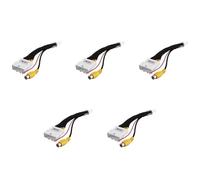 Car Reversing Cameras For Stepway For Sandero For Clio 4 5pcs Video Input Switch Reverse Parking Camera Adapter Cable