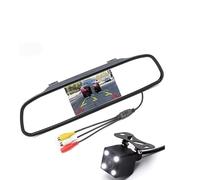 Car Reversing Cameras HD 4.3'' TFT LCD Rearview Mirror Monitor With Night Vision Backup Camera Easy Installation For SUV Pickup Camper Tractor RV