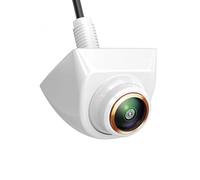 Car Reversing Cameras White AHD 1080P 360 Adjust Car Reverse Backup Camera With Dynamic Trajectory Line For Android DVD Video Monitor Backup Camera(HD1080P Camera)