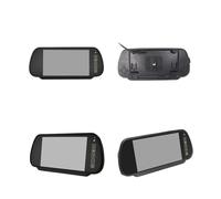 Car reversing radar 7-inch Car Rearview Mirror Display Screen With Car Brake Light Reverse Camera For Trafic 3 Voltage 12V(With bracket)