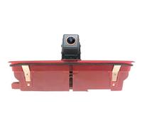 Car reversing radar AHD 1080P Gold Lens Car Brake Light Rear View Reverse Camera For Fiat For Doblo 2010 Waterproof Backup Camera Voltage 12V Backup Camera(Black lens)
