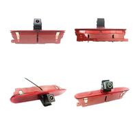 Car reversing radar AHD 1080P Gold Lens Car Brake Light Rear View Reverse Camera For Fiat For Doblo 2010 Waterproof Backup Camera Voltage 12 V Backup Camera(Black lens)