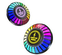 Car RGB Rhythm Light, Colorful Magnetic Sound Control Rhythm Light with Fragrance Aroma Diffuser, Mobile APP Control, Strong Magnetic Attraction, for Car Home Office