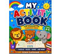 Car Ride Activity Book for Kids Ages 4-6: I Spy, Mazes, Tracing & Counting Fun