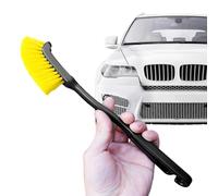 Car Rims Brush - Wheel Rim Tire Cleaning Brush, Car Wheel Brush and Car Detailsing Brushes, 11 Inches Long-Handle Nylon Bristles Wheel Cleaning Brush, Wheel Cleaner and Tire Brush for and Trucks