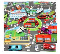 Car Roads Interactive Playroom Playmat - Kids Dream Mat Modern City Toy Activity Playmat | Bedroom Play Carpet Mat | City Pretend Play for Bedroom and Playroom