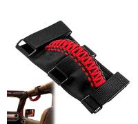 Car Roll Bar Grab Handles Roll Bar Straps Anti-Slip Grip with Flag Patterns