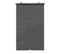 Car Roll Up Sun Shade - Auto Retractable Windshield Sun Visor, Mesh UV Heat Shield for Front Window, Universal Roller Shade with Spring Mechanism | Pair