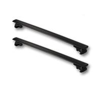 Car Roof Bars 130cm Black And Silver Car Roof Racks Wing Bar Universal Auto Top Arc Shaped Aluminum Alloy Load Rod Aerodynamic Cross Rack(Black 120cm)