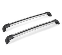 Car Roof Bars 2Pcs Roof Rack Luggage Carrier Cross Rails Side Bars Aluminum Alloy For Hyundai For Santa Fe 2013-2018 Roof Bars
