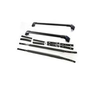 Car Roof Bars 2PCS Roof Rail Rack +2PCS Cross Bars Set Fits For Mitsubishi For Outlander 2022 2023 2024 Luggage For Cargo Bars Cross Rack(Carbon Fiber 4Pcs)