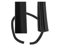 Car Roof Bars Cross Rack 1PIECE Rubber Strip At The Top Groove Of The Shark Crossbar. Increasing Friction Rubber Strip Roof rack Shell End Cap(1X1.6m)