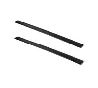 Car Roof Bars Cross Rack Car Roof Racks Load Rod Aluminum Universal Auto Top Wing Bar Materials Length 120cm 130cm 140cm Roof rack Shell End Cap(Black 8cm- 120cm)