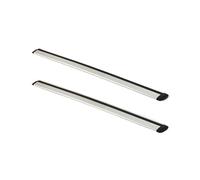 Car Roof Bars Cross Rack Car Roof Racks Load Rod Aluminum Universal Auto Top Wing Bar Materials Length 120cm 130cm 140cm Roof rack Shell End Cap(White 8cm-130cm)