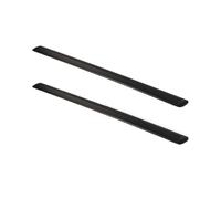 Car Roof Bars Cross Rack Car Roof Racks Load Rod Aluminum Universal Auto Top Wing Bar Materials Length 120cm 130cm 140cm Roof rack Shell End Cap(Black 8cm- 130cm)