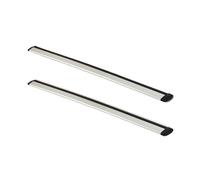 Car Roof Bars Cross Rack Car Roof Racks Load Rod Aluminum Universal Auto Top Wing Bar Materials Length 120cm 130cm 140cm Roof rack Shell End Cap(White 8cm-120cm)