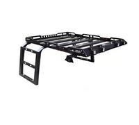 Car Roof Bars Cross Rack For Jeep For Wrangler JK 2007-2017 Steel Roof Rack With Two Ladders 2 Doors 4 4x4 Car Auto Aluminum Roof rack Shell End Cap(4 Doors)