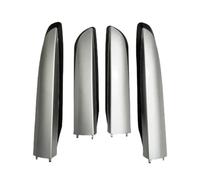 Car Roof Bars Cross Silver Roof Rack Luggage Bar Rail End Shell Plasitc Cover Replacement For Toyota For RAV4 2014-2021 Roof Rack Brackets(1Set)