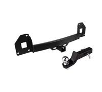 Car Roof Bars For Tesla For Model Y 2020-2024 Tow Hook Bar Adapter Balls 2 Inch Carbonsteel Rear Trailer Hitch Receiver Roof Rack Rail Cross Bars(Upgrade A Set)
