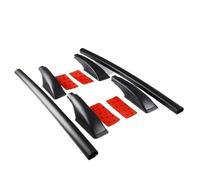 Car Roof Bars Roof Rack 1.8Modification Perforated Roof On Both Sides Of The Car Luggage Rack Aluminum Alloy Decorative Only For CarDecoration(1.4M black)