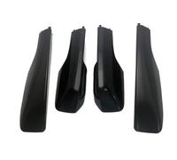 Car Roof Bars Roof Rack 4Pcs Roof Rack Shell Protective Cover Front Rear Black Luggage Bar Rail End Replacement For Toyota For RAV4 XA30 2006-2012(Black)