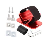 Car Roof Bike Bracket, Aluminum Alloy Rear Wheel Holder, Red A