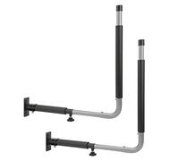 Car Roof Box Wall Mount Rack, Foldable Telescopic Kayak Storage Hook with 50KG Load Capacity, Aluminum Alloy Wall Hanger for Kayaks Canoes Surfboards Snowboards and Roof