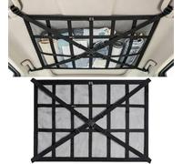 Car Roof Ceiling Cargo Net for Mini John Cooper Works F56 2015-2025 | Features strong Oxford cloth for heavy storage. The foldable and space saving net keeps your auto interior perfectly tidy