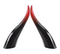 Car Roof Decoration - Devil Design, Car Decorations, Roof Mods | Dragon Style Horn Decal Set with Strong Adhesive for Improvement 'Roof Ornament