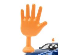 Car Roof Decoration - Shaking Hand Exterior Car Decor,Gesture Statue Helmet Sticker Decal Ornaments Hand Model for Men Women, Automotive Motorcycles Accessories