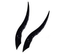 Car Roof Drag On Horn Modification Universal Auto Roof Decoration High Strength All Weather Water Proof 3D Bull Horns Stickers For SUV Sedan Hatc Hback Find Your Car In Parking Pzt167 (Blue, One Size)