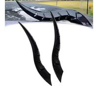 Car Roof Dragon Horn Modification, Car Exterior Decoration, Universal Mecha-Fantasy Auto Roof Ornament, Car Roof Decoration, Horror Car Accessories, No-Drill Install, for Suv, Sedan, Hatchback(Black)