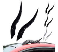 Car Roof Dragon Horn Modification, Universal Auto Roof Decoration, High-Strength All-Weather Waterproof 3D Bull Horns Stickers, for SUV, Sedans, Hatchback - Find Your Car In Parking Lot