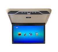 Car Roof Monitor - Flip Down Overhead Multimedia Video Display with Built-in FM for In-Car Entertainment