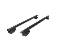 Car Roof Rack 124/135Cm Car Roof Rack Luggage Rack Cross Bar Universal Load Aluminum Alloy Bicycle Frame Box With Lock Car Roof Bars(Black)