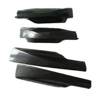 Car Roof Rack 4PCS ABS Roof Rack Bar Rail End Protection Cover Shell Replace For Toyota For RAV4 2006 2007 2008 2009 2010 2011 2012 Roof Rails(Black)