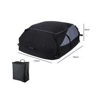 Car Roof Rack Car Cargo Roof Bag Waterproof Auto Rooftop Luggage Carrier Storage 600D Oxford SUV Van Foldable Roofs Bags Heavy-duty Roof Bars(L)