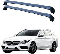 Car Roof Rack Cross Bars for Benz C-Klasse 5-dr 2015-2019 Aluminum Anti-Rust Rooftop Luggage Spare Parts Rooftop Cargo Bag Luggage Carrier
