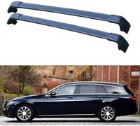 Car Roof Rack Cross Bars for Benz E-Class All-Terrain 5door Estate 2017+ Aluminum Anti-Rust Rooftop Luggage Spare Parts Rooftop Cargo Bag Luggage Carrier