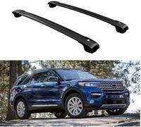 Car Roof Rack Cross Bars for Ford Explorer 2020 2021, Dedicated Aluminium Crossbars Luggage Rack Rooftop Cargo, Roof Rack Cross Bars