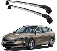Car Roof Rack Cross Bars for Ford Focus 5dr Immobilien 2018+ Aluminum Anti-Rust Rooftop Luggage Spare Parts Rooftop Cargo Bag Luggage Carrier