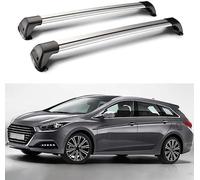Car Roof Rack Cross Bars for Hyundai i40 Estate 2011-2020 Aluminum Anti-Rust Rooftop Luggage Spare Parts Rooftop Cargo Bag Luggage Carrier