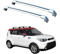 Car Roof Rack Cross Bars for Kia Seele Stahl Dach 5dr Hatch 2014-2023 Aluminum Anti-Rust Rooftop Luggage Spare Parts Rooftop Cargo Bag Luggage Carrier