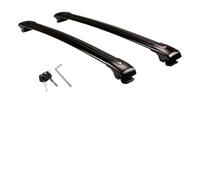 Car Roof Rack For BMW For X7 For G07 2018 2019 2020 2021 2022-2024 2Piece Roof Rail Rack Crossbars For Cross Bars Lockable Aluminum Alloy Rooftop Luggage Holder(Black)