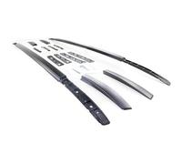 Car Roof Rack For Mitsubishi For Outlander 2013-2021 Roof Rail Bar Rack Thicken Design Fix By Screw Free Drill Hole Car Bars Luggage(Roof rack black)